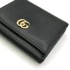 Gucci GG Marmont Petit Trifold Wallet Compact Leather Black — view 4