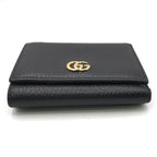 Gucci GG Marmont Petit Trifold Wallet Compact Leather Black — view 3