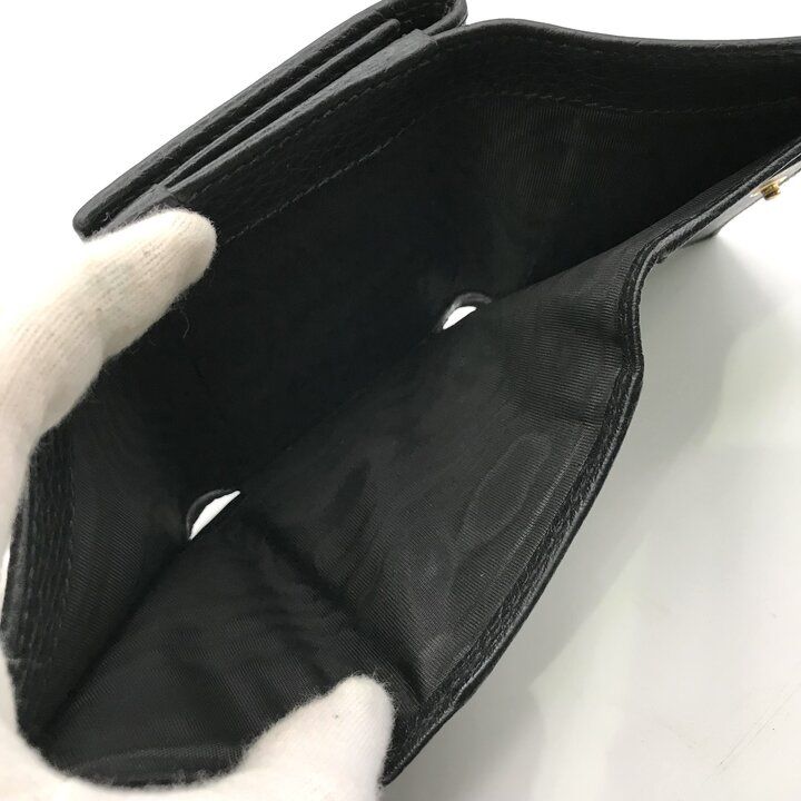 Gucci GG Marmont Petit Trifold Wallet Compact Leather Black — view 8