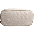 Louis Vuitton Neverfull MM Tote Bag Monogram Empreinte Cream — view 3