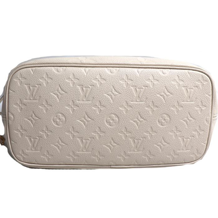 Louis Vuitton Neverfull MM Tote Bag Monogram Empreinte Cream — view 3