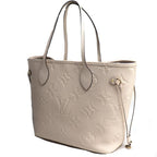 Louis Vuitton Neverfull MM Tote Bag Monogram Empreinte Cream — view 2