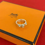 Hermes Collier de Silane Ring 925 Sterling Silver