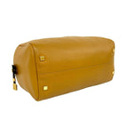 Loewe Anagram Logo Stamp Leather Mini Boston Bag Bicolor Brown Camel — view 7