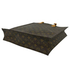 Louis Vuitton Sac Plat Monogram Leather Tote Bag Business Brown — view 8