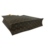 Louis Vuitton Sac Plat Monogram Leather Tote Bag Business Brown — view 7