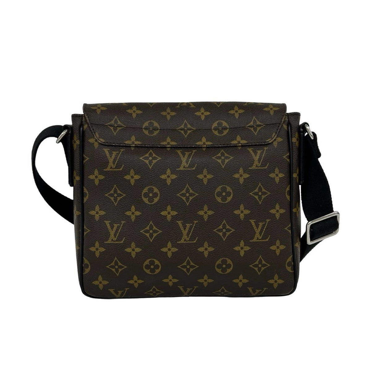 Louis Vuitton District PM Monogram Macassar Leather Shoulder Bag Cross Brown — view 3