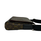 Louis Vuitton District PM Monogram Macassar Leather Shoulder Bag Cross Brown — view 6