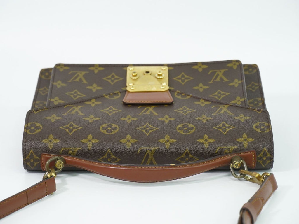 Louis Vuitton LV Monceau 26 Monogram 2-Way Shoulder Bag Brown — view 5