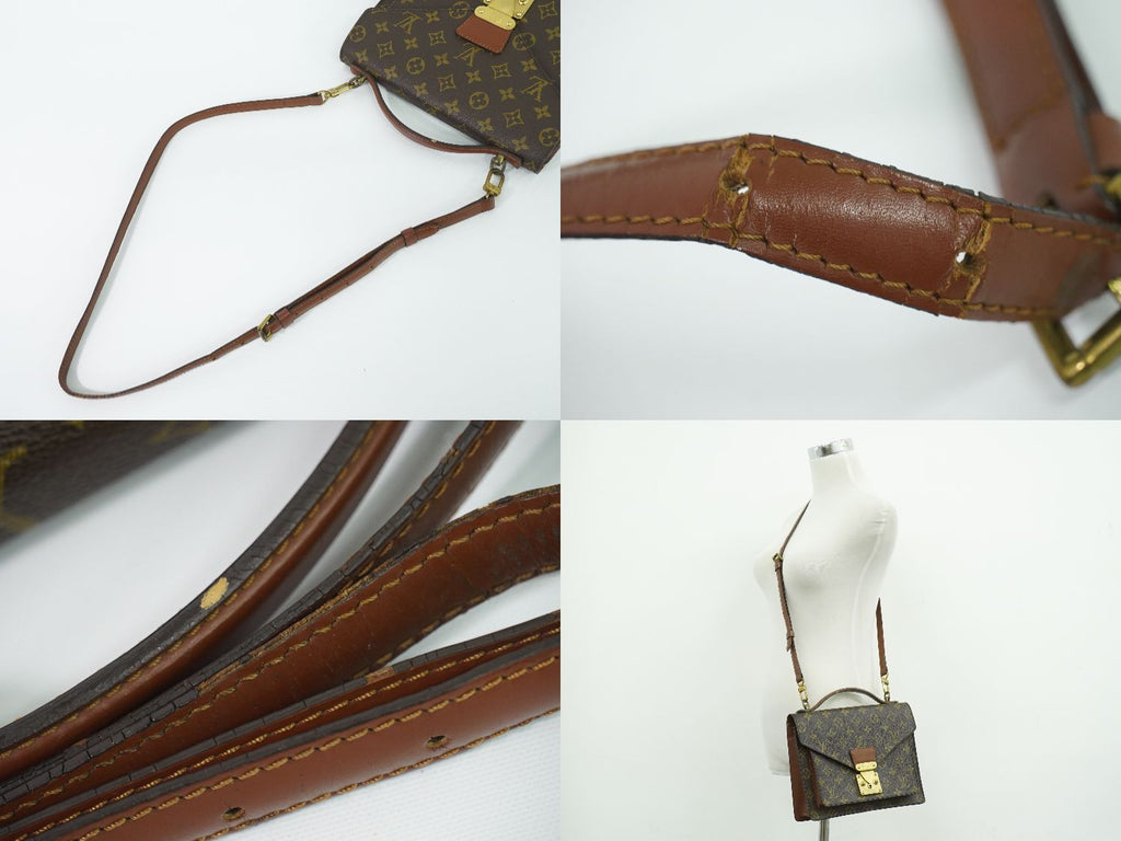 Louis Vuitton LV Monceau 26 Monogram 2-Way Shoulder Bag Brown — view 6