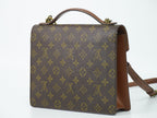 Louis Vuitton LV Monceau 26 Monogram 2-Way Shoulder Bag Brown — view 2