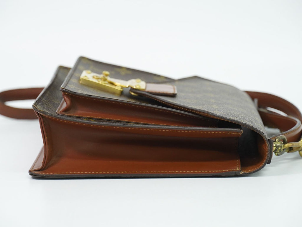 Louis Vuitton LV Monceau 26 Monogram 2-Way Shoulder Bag Brown — view 4