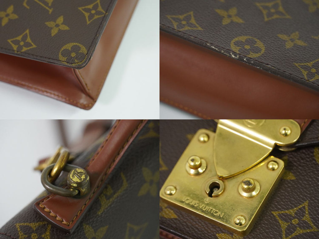 Louis Vuitton LV Monceau 26 Monogram 2-Way Shoulder Bag Brown — view 7