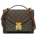 Louis Vuitton LV Monceau 26 Monogram 2-Way Shoulder Bag Brown