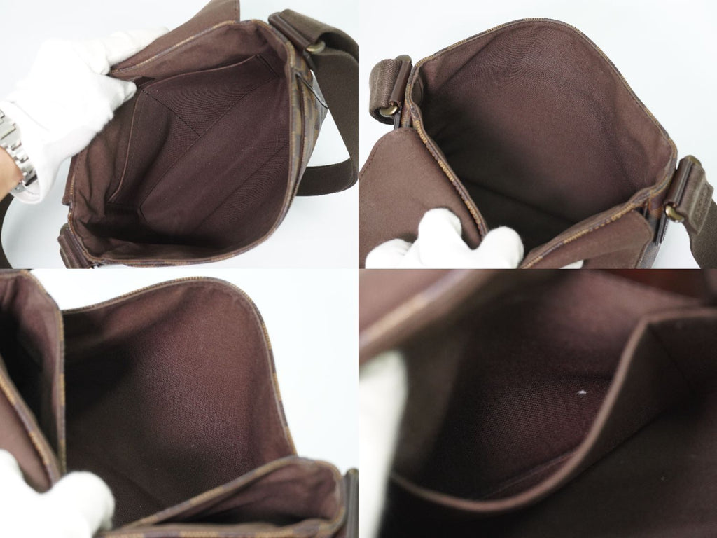 Louis Vuitton LV District PM Damier Ebene Shoulder Bag Pochette Brown — view 8