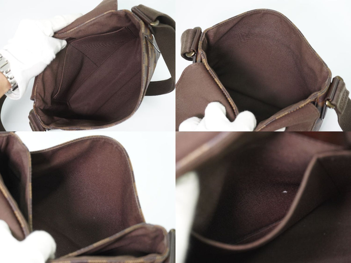 Louis Vuitton LV District PM Damier Ebene Shoulder Bag Pochette Brown — view 8