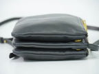 Celine Trio Small Shoulder Bag Pochette Leather Gray — view 4