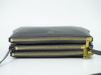 Celine Trio Small Shoulder Bag Pochette Leather Gray — view 5