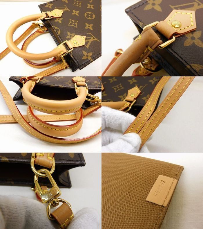 Louis Vuitton Monogram Petite Sac Plat Shoulder Bag — view 5