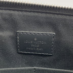 Louis Vuitton Shoulder Bag Damier Graphite Mick PM NM Black Gray — view 5