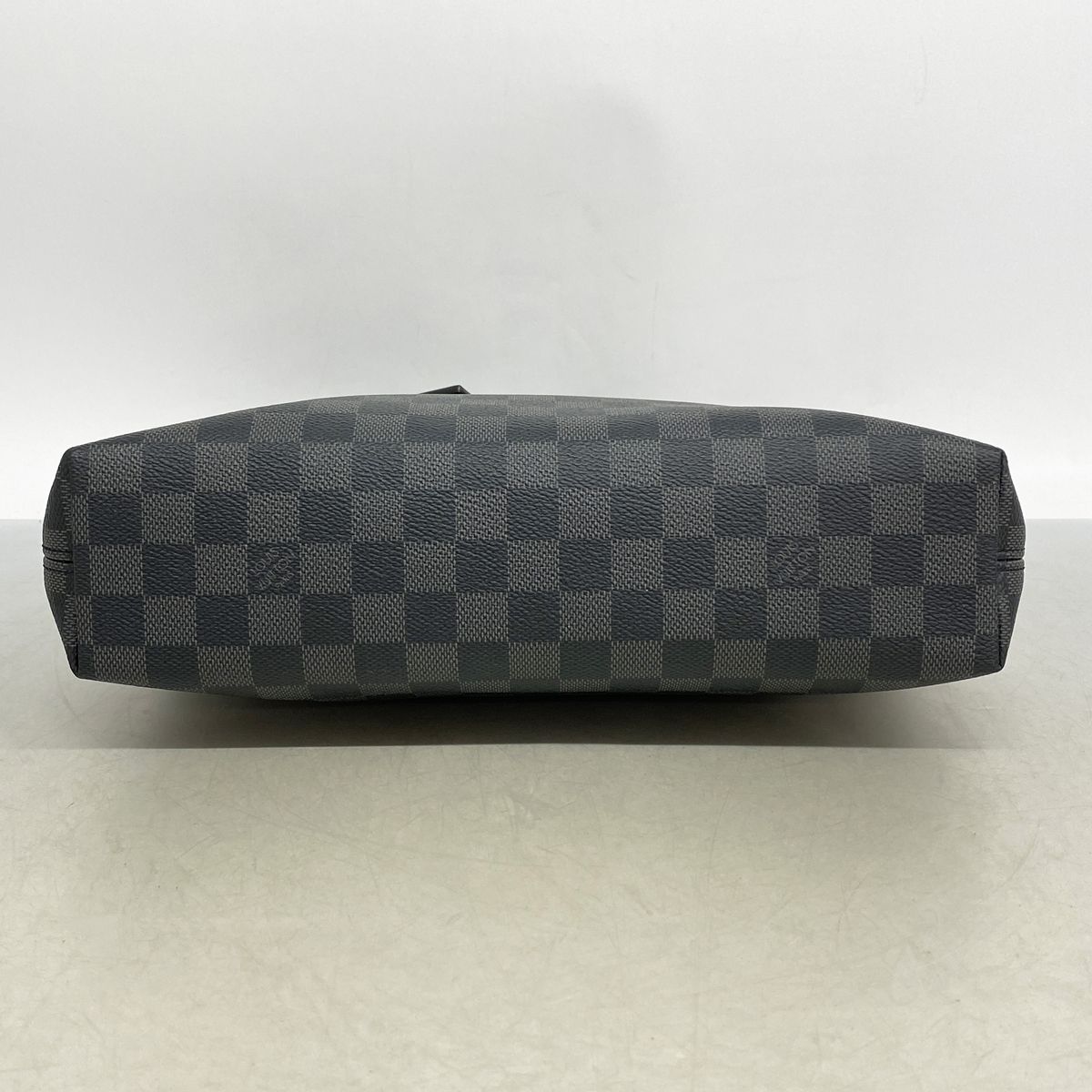 Louis Vuitton Shoulder Bag Damier Graphite Mick PM NM Black Gray — view 3