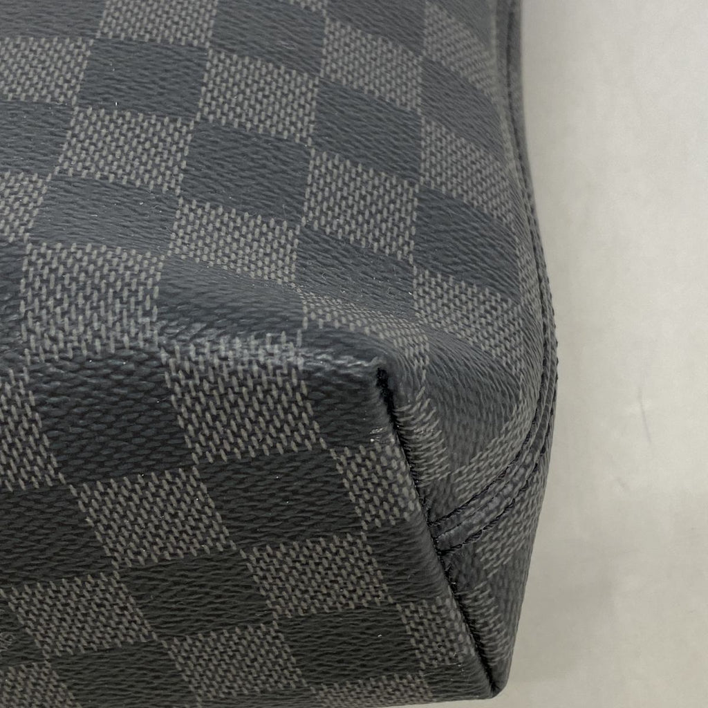 Louis Vuitton Shoulder Bag Damier Graphite Mick PM NM Black Gray — view 7