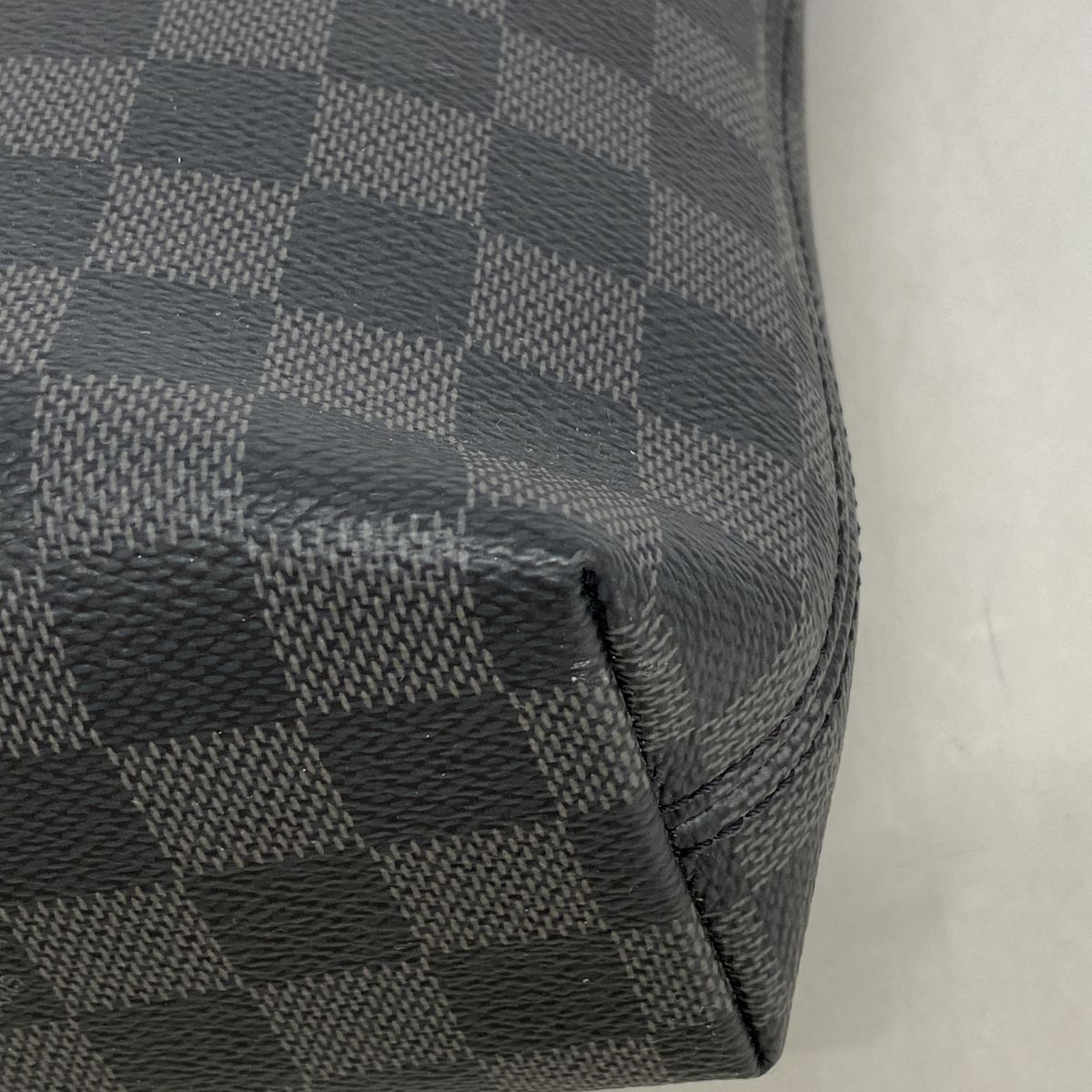 Louis Vuitton Shoulder Bag Damier Graphite Mick PM NM Black Gray — view 7