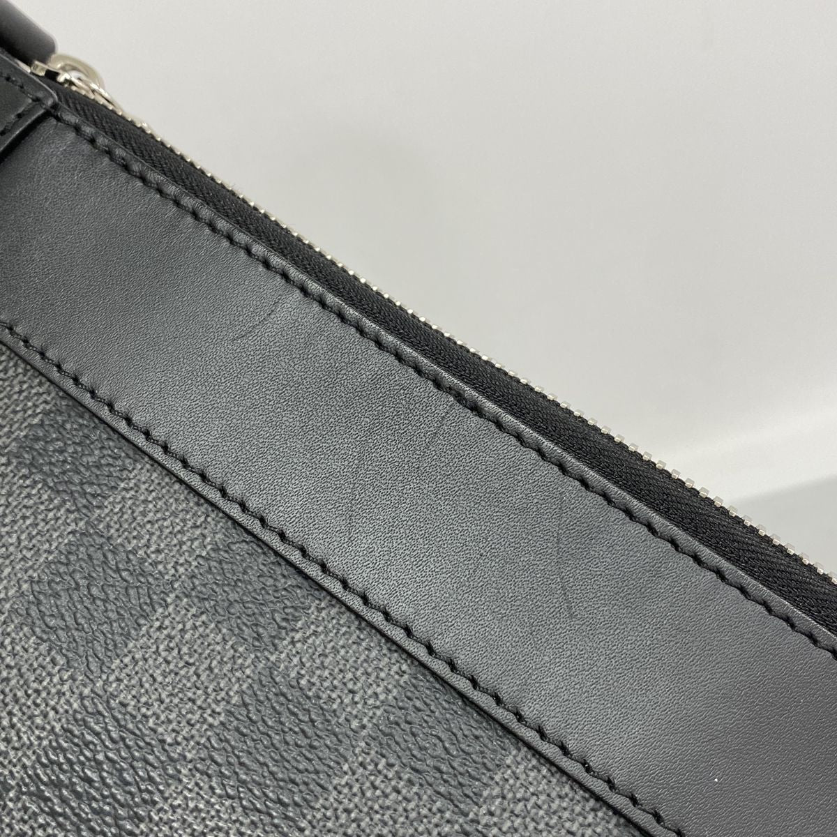Louis Vuitton Shoulder Bag Damier Graphite Mick PM NM Black Gray — view 6