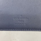 Louis Vuitton Wallet Monogram Tapestry Portefeuille Brazza NM Navy — view 4