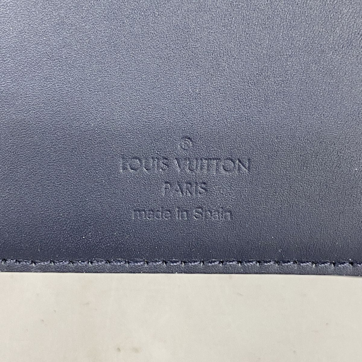 Louis Vuitton Wallet Monogram Tapestry Portefeuille Brazza NM Navy — view 4
