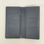 Louis Vuitton Wallet Monogram Tapestry Portefeuille Brazza NM Navy — view 3