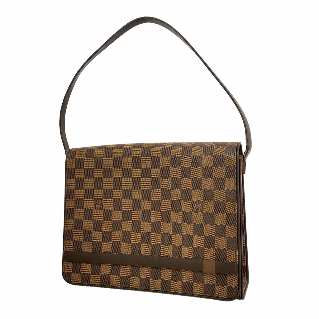 Louis Vuitton Shoulder Bag Damier Tribeca Carre Ebene