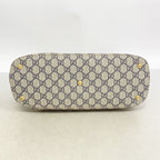 Gucci Shoulder Bag GG Supreme Beige Navy Red Gold — view 3