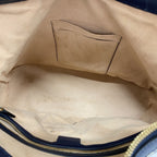 Gucci Shoulder Bag GG Supreme Beige Navy Red Gold — view 4