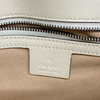Gucci Shoulder Bag GG Marmont Leather Ivory Gold — view 5
