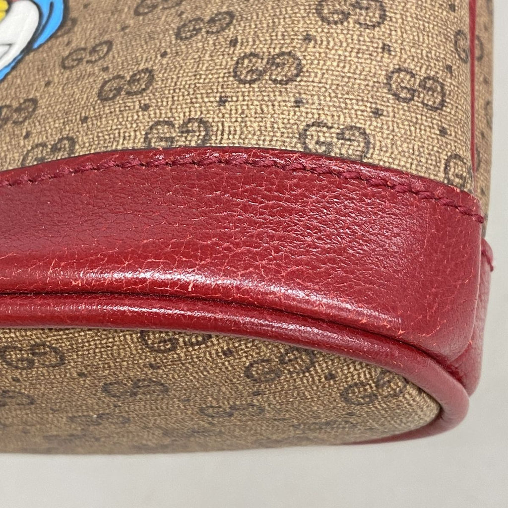 Gucci Shoulder Bag Doraemon Bordeaux Brown Gold — view 6