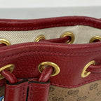Gucci Shoulder Bag Doraemon Bordeaux Brown Gold — view 7