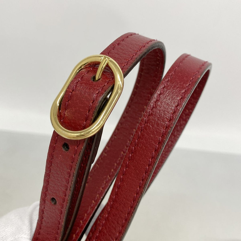 Gucci Shoulder Bag Doraemon Bordeaux Brown Gold — view 8