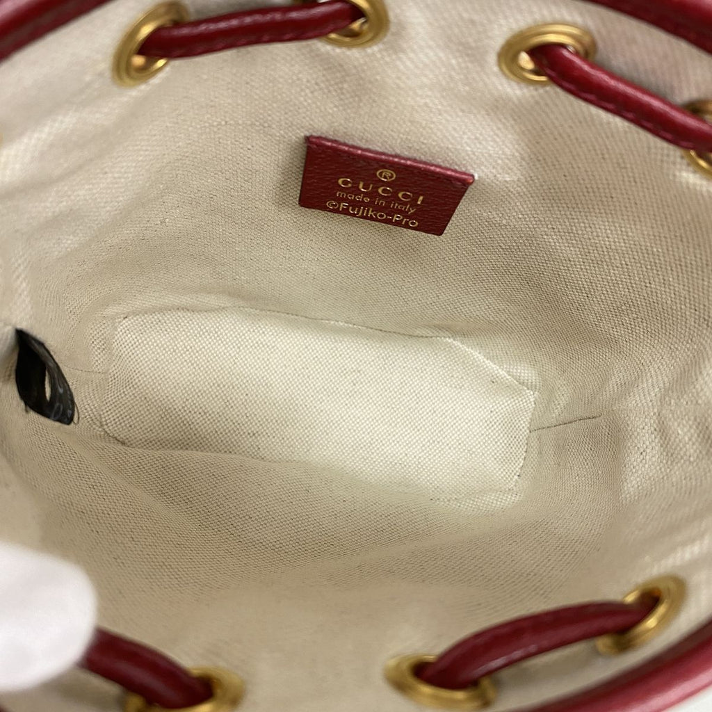 Gucci Shoulder Bag Doraemon Bordeaux Brown Gold — view 4
