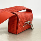 Louis Vuitton Shoulder Bag Epi XL Fall Microsteamer Red — view 2