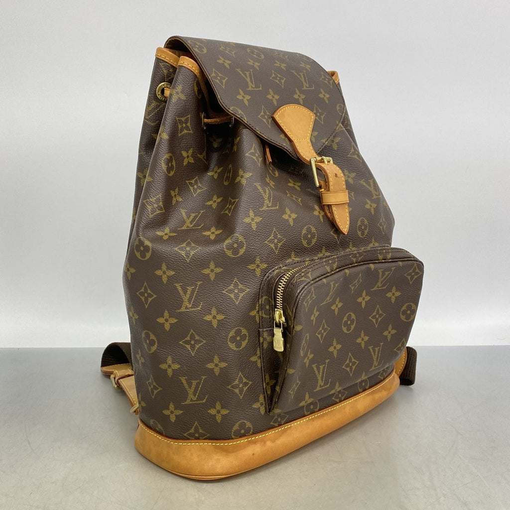 Louis Vuitton Backpack Monogram Montsouris GM Brown — view 2
