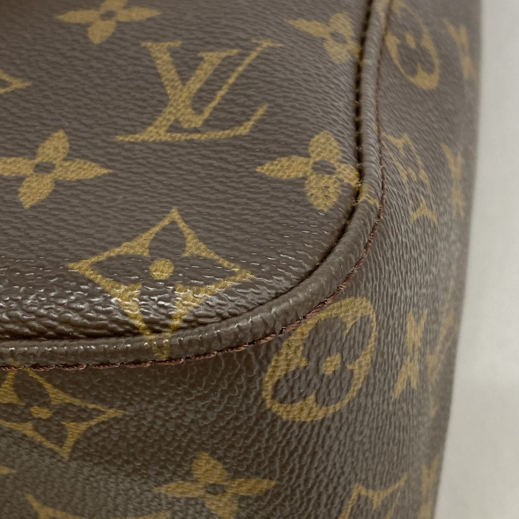 Louis Vuitton Shoulder Bag Monogram Looping GM Brown — view 6