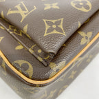 Louis Vuitton Shoulder Bag Monogram Viva-Cite GM Brown — view 8