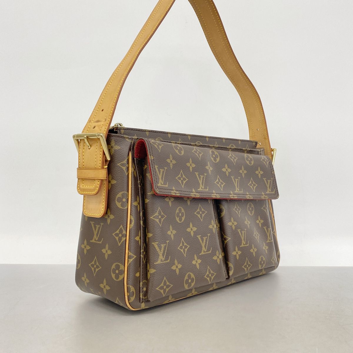Louis Vuitton Shoulder Bag Monogram Viva-Cite GM Brown — view 2