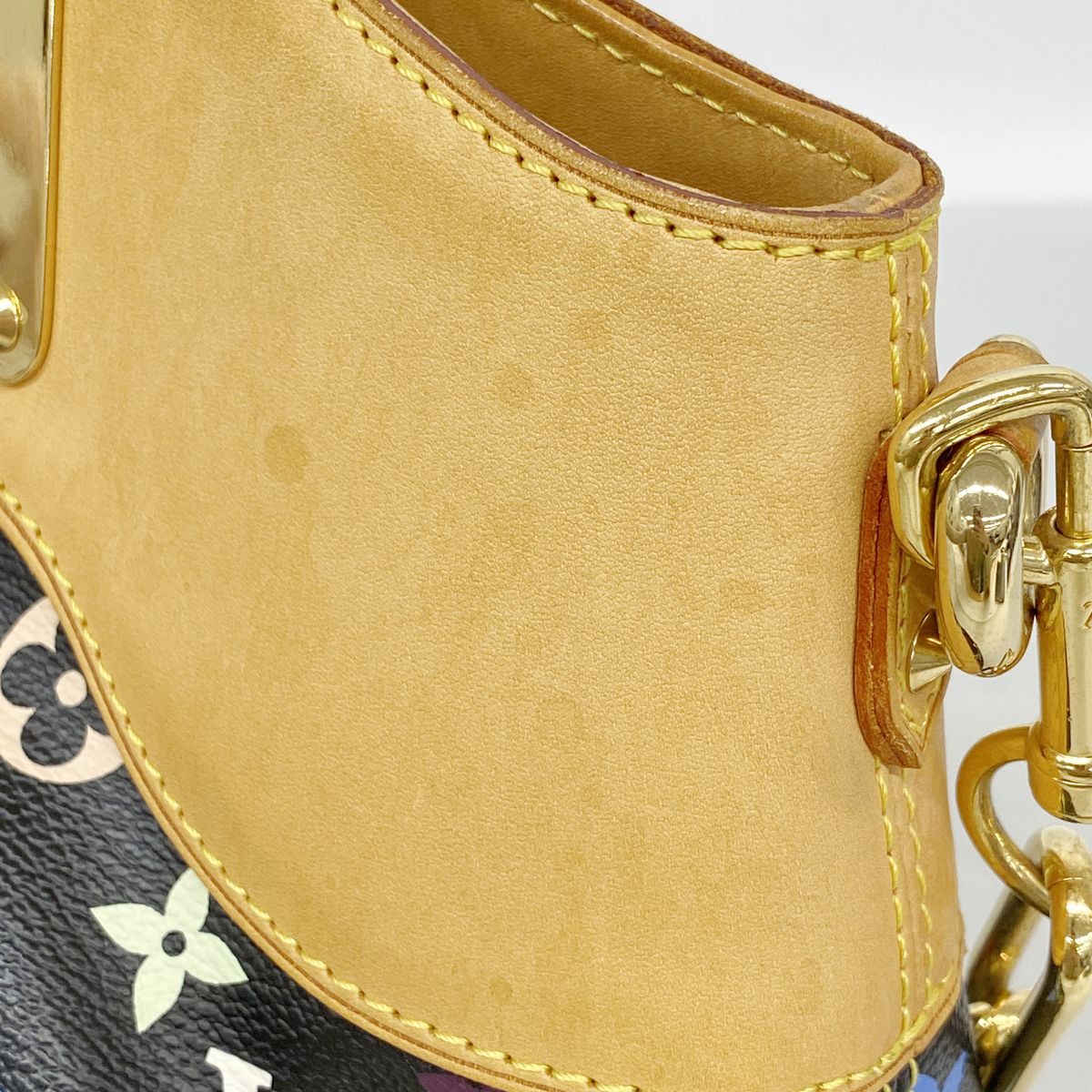 Louis Vuitton Handbag Monogram Multicolor Judy MM Noir 2-Way Bag — view 8