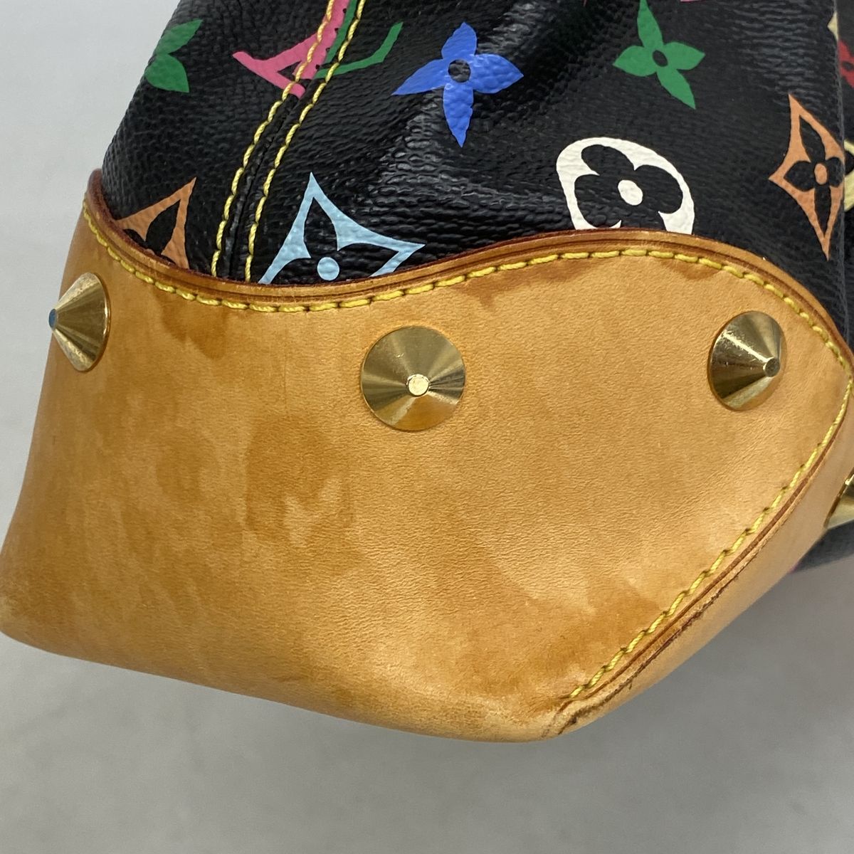 Louis Vuitton Handbag Monogram Multicolor Judy MM Noir 2-Way Bag — view 6