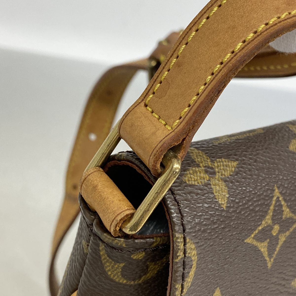 Louis Vuitton Shoulder Bag Monogram Musette Tango Short Strap Brown — view 7