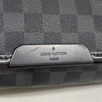 Louis Vuitton Shoulder Bag Damier Graphite Daniel MM Black Gray — view 8