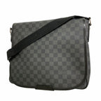 Louis Vuitton Shoulder Bag Damier Graphite Daniel MM Black Gray
