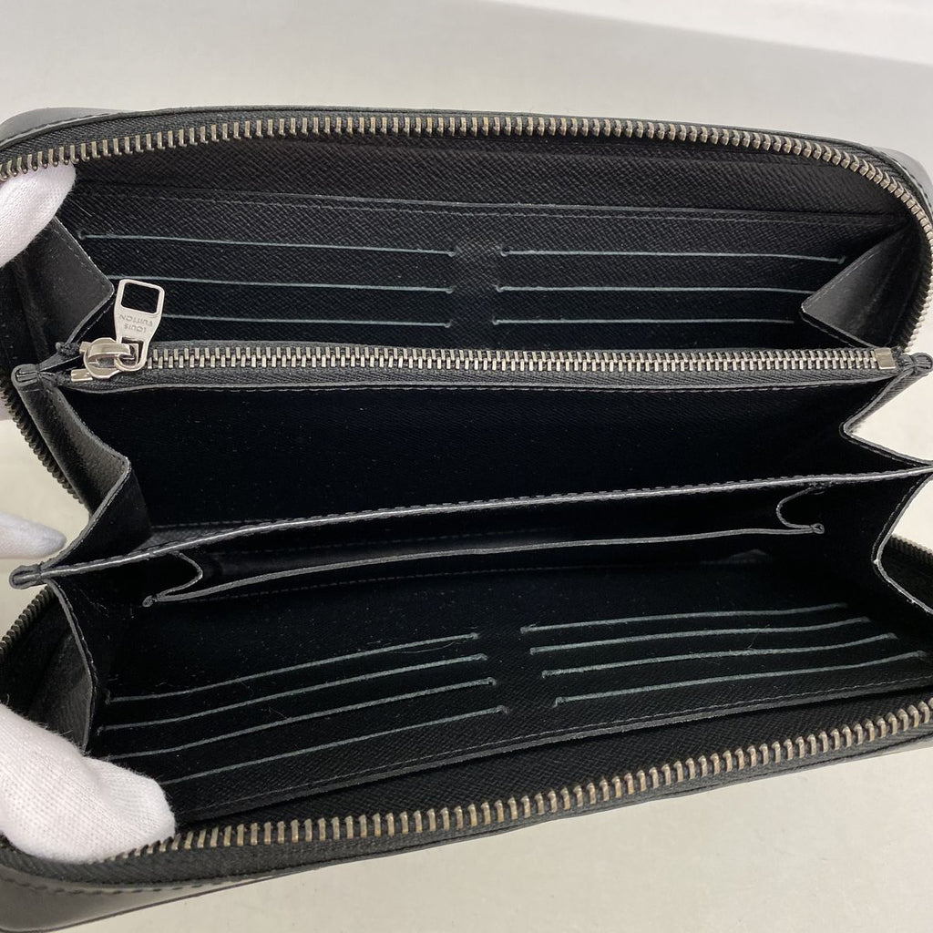 Louis Vuitton Wallet Monogram Eclipse Zippy XL Black — view 3